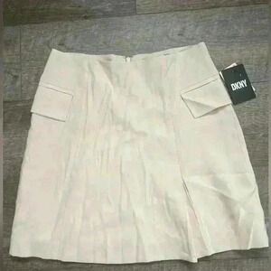DKNY Cream Mini Skirt